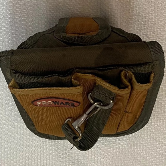 Proware Electrician Muli Tool Pouch 5 Pockets Brown / Green Never Used 25.00 - Picture 2 of 6